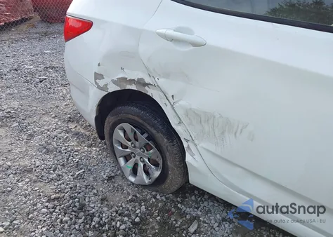 2017 Hyundai Accent Se from USA, damaged, VIN KMHCT4AE6HU327153